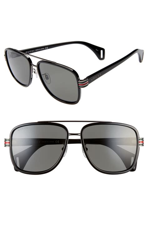 solaire gucci homme 2015|Men's Designer Luxury Aviator Sunglasses .